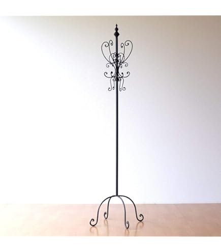 Amazon｜アンティークポールハンガー シャンパンゴールド